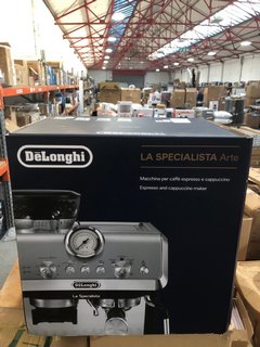 DELONGHI LA SPECIALISTA ESPRESSO & CAPPUCCINO MAKER IN GREY - RRP: £549.00: LOCATION - BR17