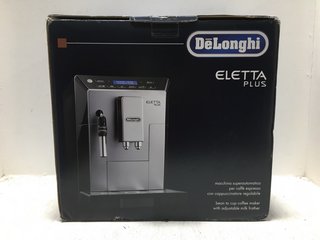 DELONGHI ELETTA PLUS BEAN TO CUP COFFEE MAKER - RRP: £550.00: LOCATION - BR17