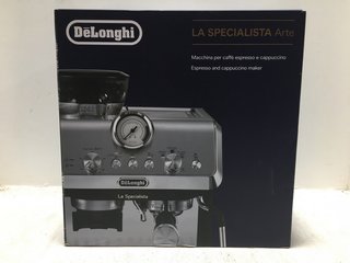 DELONGHI LA SPECIALISTA ESPRESSO & CAPPUCCINO MAKER IN GREY - RRP: £549.00: LOCATION - BR17