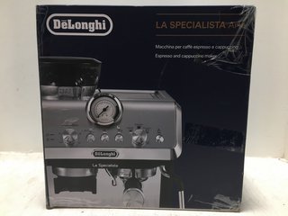 DELONGHI LA SPECIALISTA ESPRESSO & CAPPUCCINO MAKER IN GREY - RRP: £549.00: LOCATION - BR17