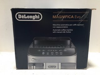 DELONGHI MAGNIFICA EVO AUTOMATIC COFFEE MACHINE IN SILVER/BLACK - RRP: £349.99: LOCATION - BR17