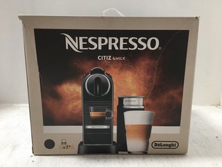 NESPRESSO CITIZ AND MILK COFFEE MACHINE IN BLACK - RRP: £239.00: LOCATION - BR16