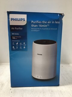 PHILIPS AIR PURIFIER 800 SERIES - MODEL: AC0820 - RRP: £150.00: LOCATION - BR15