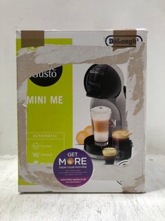 DELONGHI DOLCE GUSTO MINI ME COFFEE POD MACHINE IN GREY/BLACK - RRP: £114.99: LOCATION - BR15