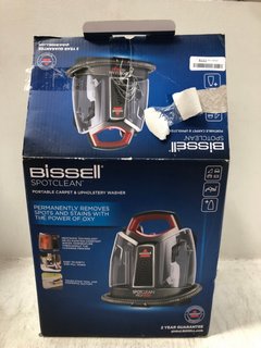 BISSELL SPOT CLEAN PORTABLE CARPET AND UPHOLSTERY WASHER - RRP: £140.00: LOCATION - BR15