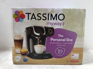 TASSIMO MY WAY2 COFFEE MACHINE IN BLACK - RRP: £139.99: LOCATION - BR15