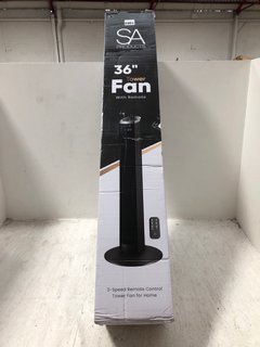 36 INCH TOWER FAN WITH REMOTE: LOCATION - BR15