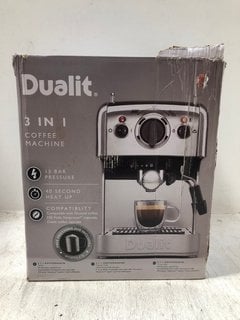 DUALIT 3-IN-1 COFFEE MACHINE - RRP: £199.99: LOCATION - BR14