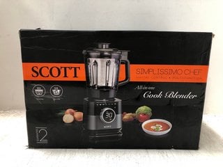 SCOTT SIMPLISSIMO CHEF ALL-IN-ONE COOK BLENDER: LOCATION - BR14