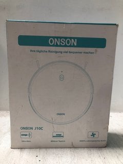 ONSON J10C ROBOT VACUUM - RRP: £99.95: LOCATION - BR14