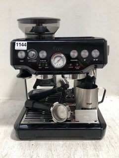 SAGE ESPRESSO MACHINE WITH GRINDER IN BLACK - MODEL: BES875 BKS/D - RRP: £629.00: LOCATION - BR13