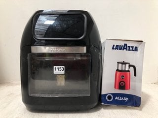 TRISTAR CRISPY FRYER OVEN IN BLACK TO INCLUDE LAVAZZA MILK UP: LOCATION - BR12