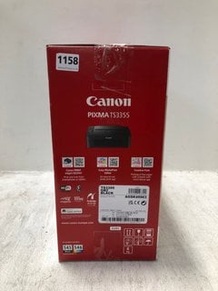 CANON PIXMA ALL IN ONE WIRELESS PRINTER IN BLACK - MODEL: TS3355: LOCATION - BR12