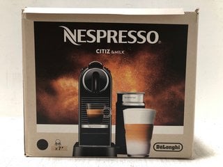 NESPRESSO CITIZ AND MILK COFFEE MACHINE IN BLACK - RRP: £239.00: LOCATION - BR11