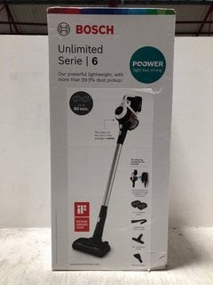 BOSCH UNLIMITED SERIES 6 CORDLESS VACUUM CLEANER - RRP: £199.00: LOCATION - BR11