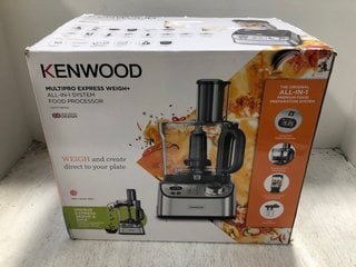 KENWOOD MULTIPRO EXPRESS WEIGH+ ALL-IN-ONE SYSTEM FOOD PROCESSOR - RRP: £149.00: LOCATION - BR10