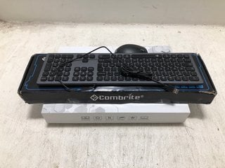 QTY OF ASSORTED ITEMS TO INCLUDE COMBRITE GAMING KEYBOARD: LOCATION - BR9