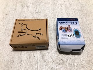 2 X ASSORTED ITEMS TO INCLUDE CERA PET BLOOD GLUCOSE TEST METER: LOCATION - BR9