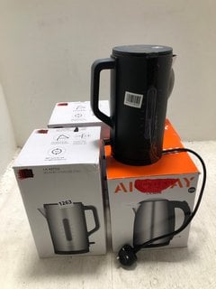 QTY OF ASSORTED JOHN LEWIS & PARTNERS ITEMS TO INCLUDE 1.7 LITRE BRUSHED STAINLESS STEEL KETTLE: LOCATION - BR8