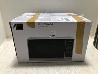 JOHN LEWIS & PARTNERS 20 LITRE DIGITAL MICROWAVE - MODEL: JLSMWO08: LOCATION - BR8