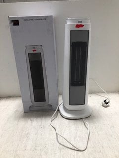 2 X ASSORTED JOHN LEWIS & PARTNERS ITEMS TO INCLUDE OSCILLATING TOWER HEATER: LOCATION - BR7