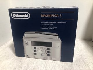 DELONGHI MAGNIFICA S AUTOMATIC COFFEE MACHINE IN BLACK - RRP: £299.99: LOCATION - AR2