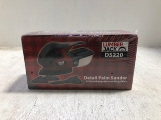 LUMBERJACK DETAIL PALM SANDER - MODEL: DS220: LOCATION - AR3