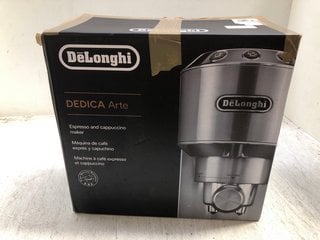 DELONGHI DEDICA ARTE ESPRESSO AND CAPPUCCINO MAKER IN SILVER - RRP: £179.00: LOCATION - AR4