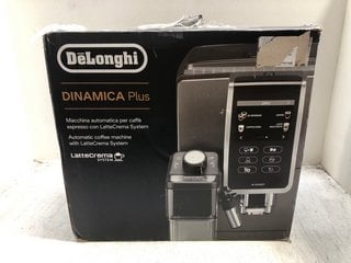 DELONGHI DINAMICA PLUS AUTOMATIC COFFEE MACHINE IN SILVER - RRP: £749.00: LOCATION - AR4