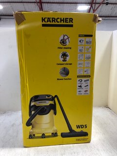 KARCHER WD5 WET & DRY VACUUM CLEANER - RRP: £145.00: LOCATION - AR4