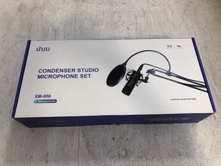 UHURU CONDENSER STUDIO MICROPHONE SET - MODEL: XM-900: LOCATION - AR6