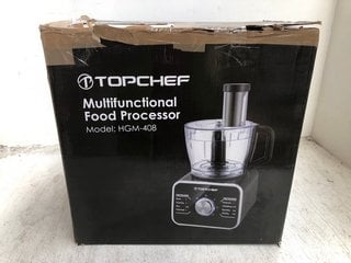 TOPCHEF MULTIFUNCTIONAL FOOD PROCESSOR - MODEL: HGM-408: LOCATION - AR6