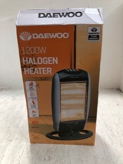 DAEWOO 1200W HALOGEN HEATER: LOCATION - AR7