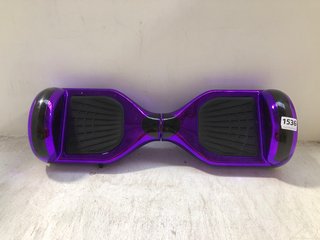 ELECTRIC HOVERBOARD IN METALLIC PURPLE: LOCATION - AR9