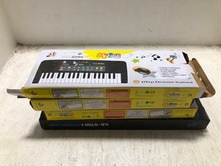 4 X ASSORTED ITEMS TO INCLUDE 37 KEYS ELECTRONIC KEYBOARD: LOCATION - AR10