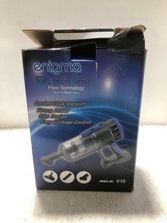 ENIGMA CORDED STICK VACUUM: LOCATION - AR10