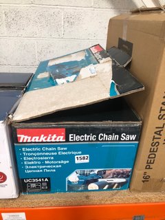 MAKITA ELECTRIC CHAINSAW - MODEL: UC3541A: LOCATION - AR11