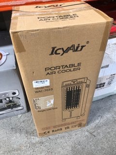 ICYAIR PORTABLE AIR COOLER - MODEL: WAC-703D: LOCATION - AR12