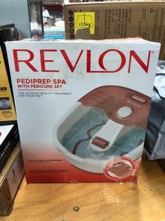 REVLON PEDIPREP SPA WITH PEDICURE SET: LOCATION - A6T