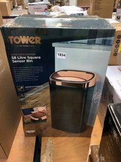 TOWER ROSE GOLD EDITION 58L SQUARE SENSOR BIN: LOCATION - A6T