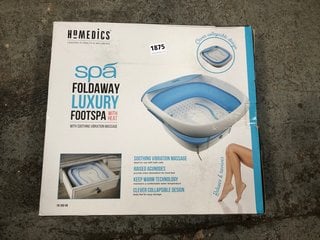 HOMEDICS SPA FOLDAWAY LUXURY FOOT SPA WITH HEAT: LOCATION - A6T