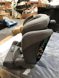 KINDERKRAFT TODDLER HIGH BACK CAR SEAT IN GREY: LOCATION - AR17