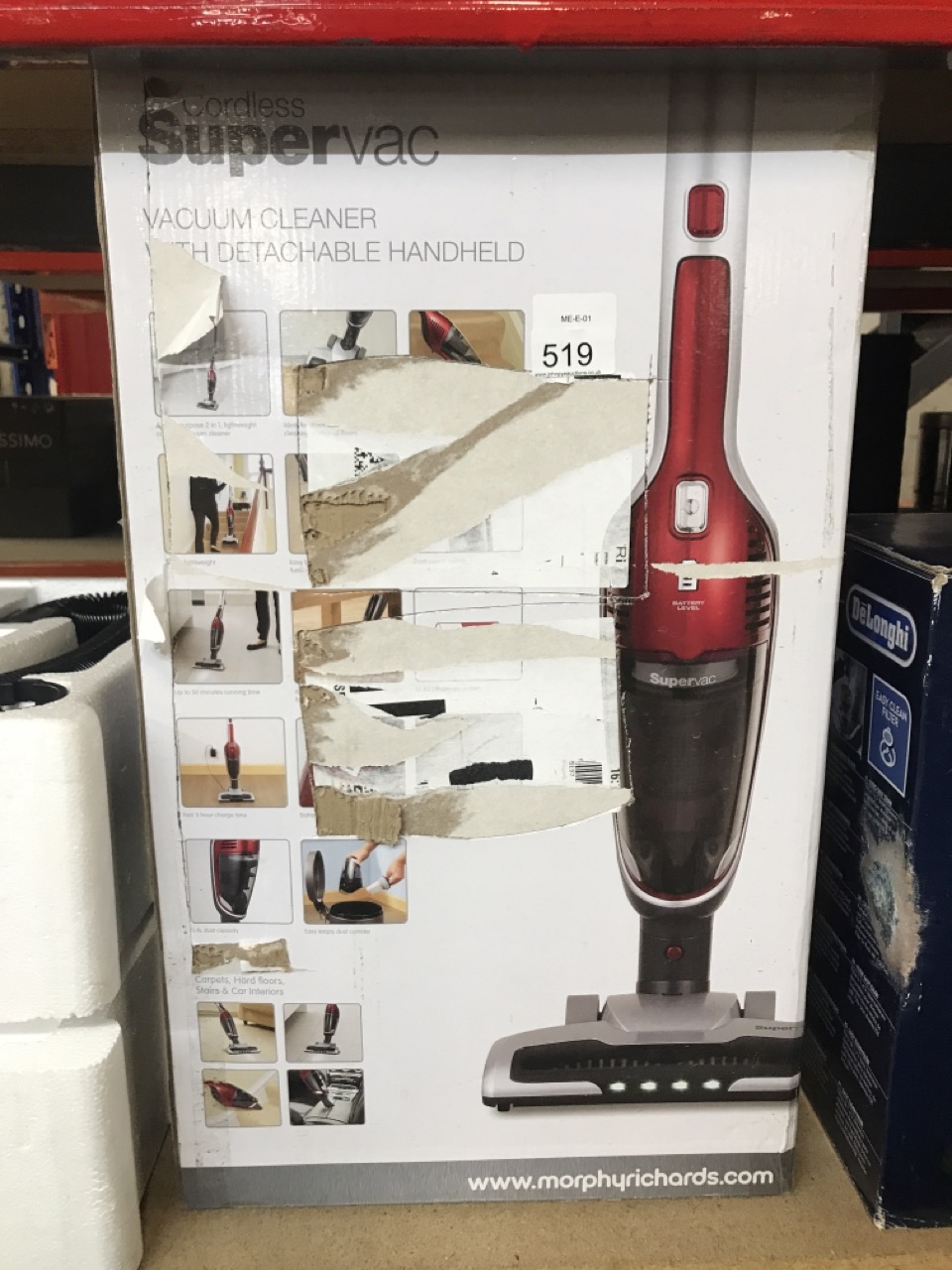 John Pye Auctions MORPHY RICHARDS CORDLESS SUPER VAC VACUUM CLEANER