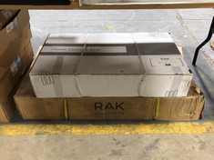 RAK CERAMICS DROP-IN 1 TAP HOLE WASHBASIN 80CM JOY80BAS1 TO INCLUDE RAK ECOFIX WHITE CABINET CISTERN FOR BACK TO WALL BIDET FS12RAKCAB01 - RRP £825 (COLLECTION OR OPTIONAL DELIVERY)