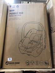 MAXI-COSI PEBBLE 360 BABY CAR SEAT - RRP £209 (DELIVERY ONLY)