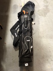 LONGRIDGE GOLF CLUB SET WITH GOLF BAG IN BLACK (DELIVERY ONLY)