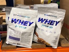 4 X ALLNUTRITION WHEY PROTEIN DIETARY SUPPLEMENT BBE.: 03/2024 TO INCLUDE 2 X SCI MX NUTRITION ULTRA WHEY PROTEIN CONCENTRATE BBE.: 05/2025 (DELIVERY ONLY)