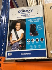 GRACO JUNIOR MAXI GROUP 2/3 HIGHBACK BOOSTER SEAT (DELIVERY ONLY)