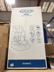 GRACO ENDURE GROUP 1/2/3 CAR SEAT (DELIVERY ONLY)