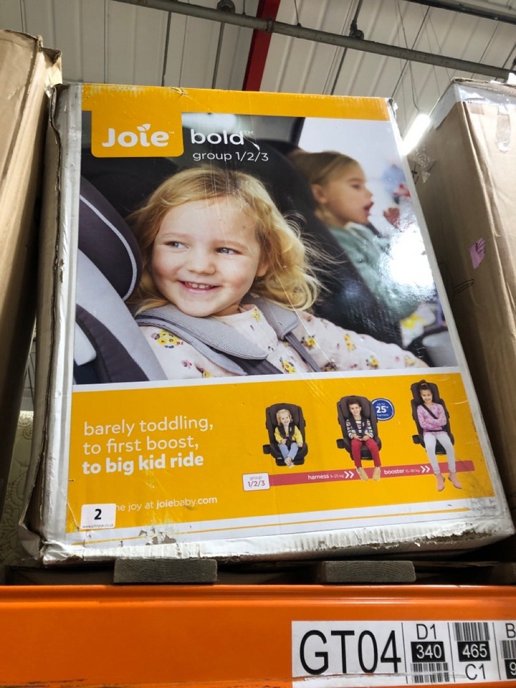 John Pye Auctions JOIE BOLD ISOFIX GROUP 1/2/3 CAR SEAT RRP £180 (DELIVERY ONLY)